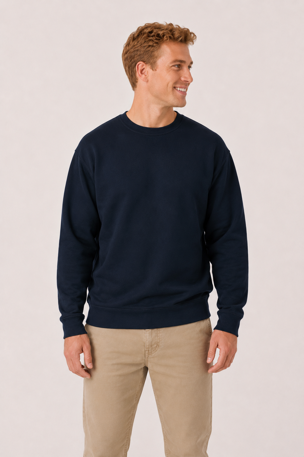 Cactus & Country western logo crewneck sweatshirt in navy – view 3